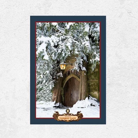 ナルニア国物語　街灯ジオラマ　　NARNIA Mr. Tumnus' House, Narnia Travel Poster: Fictional Destination