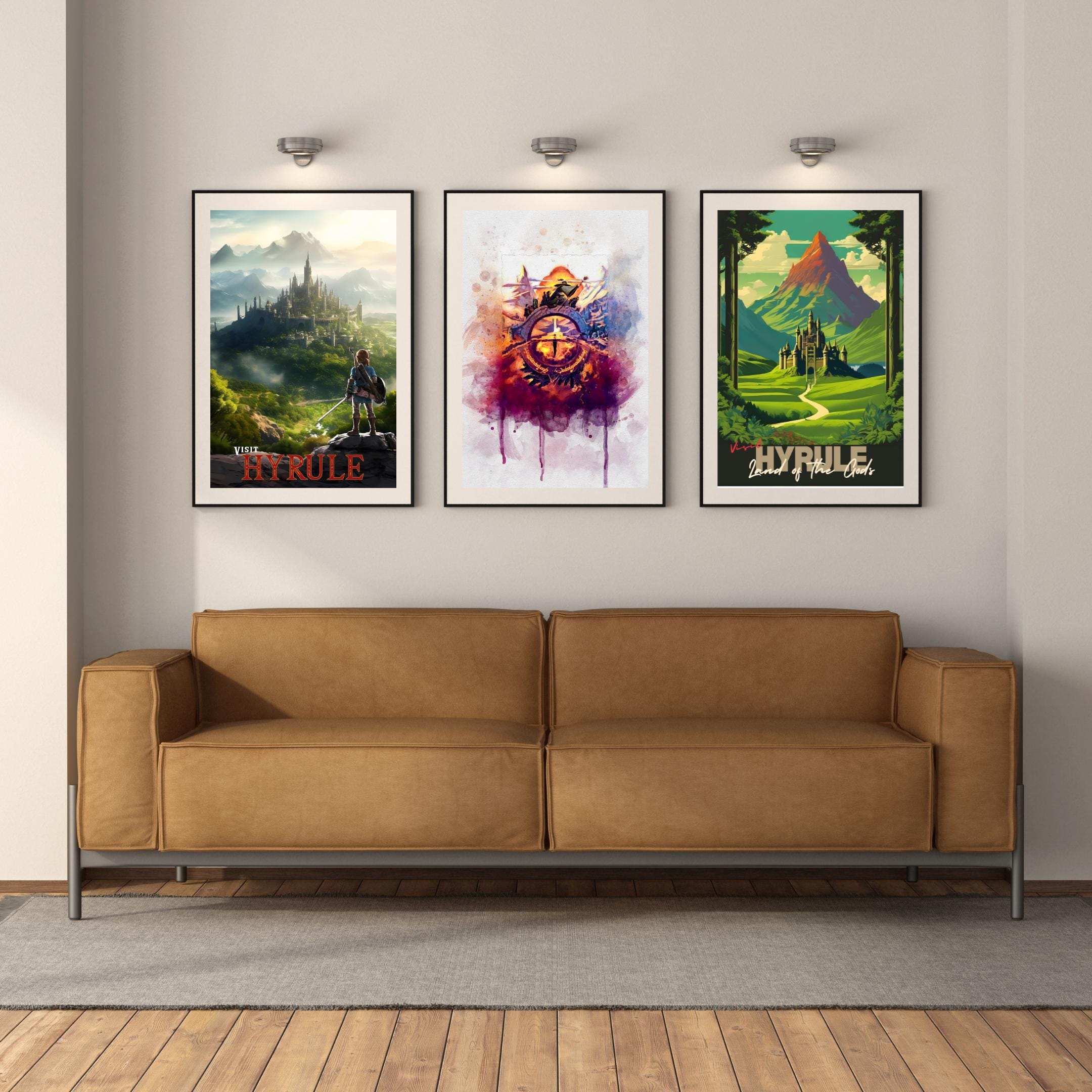 Hyrule Travel Poster. Gaming Poster Art - Legend of Zelda Poster Print ...