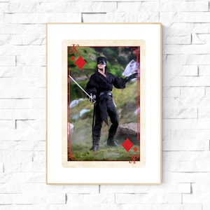 The Dread Pirate Roberts King of Diamonds The Princess Bride Poster. Princess Bride Wall Art.