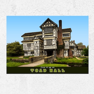 Toad Hall Poster. The Wind in the Willows Kenneth Grahame Wall Art