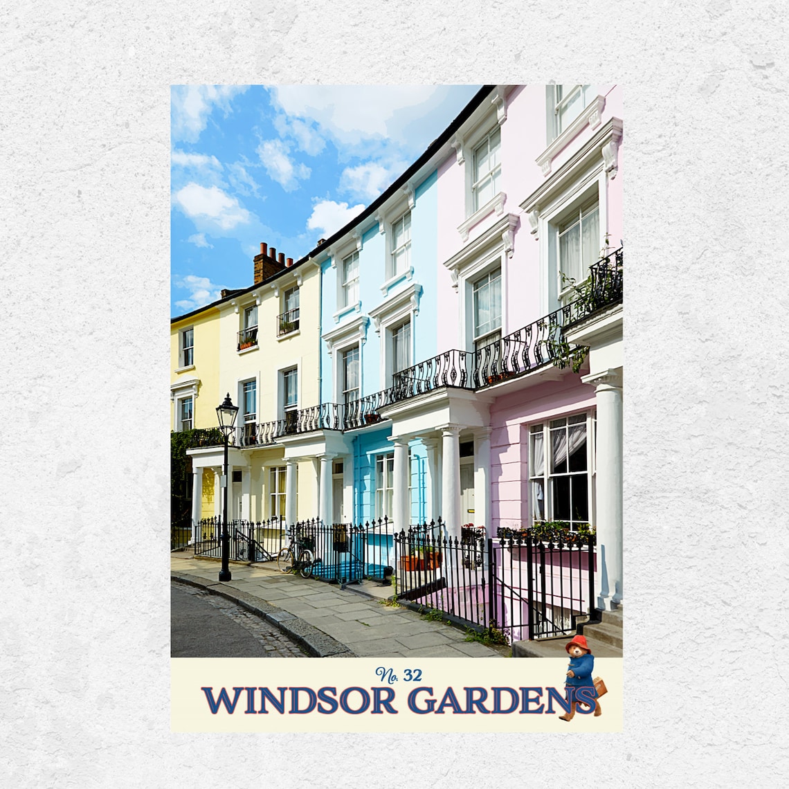 32 Windsor Gardens Home of Paddington Bear and the Brown Etsy UK