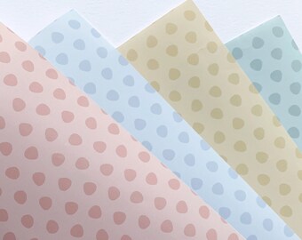 Pastel Polka Dot Wrapping Paper: Eco-Friendly Gift Wrap