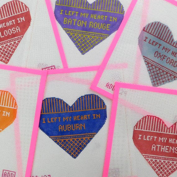 I Left My Heart in College Town, Heart Handpainted