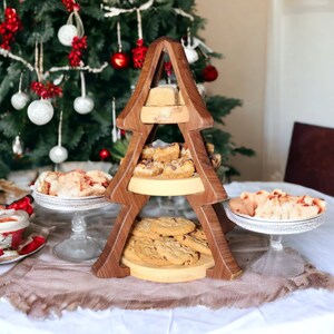 Handcrafted 3 Tier Wooden Tree Displays: Charming Decor That Adds ...