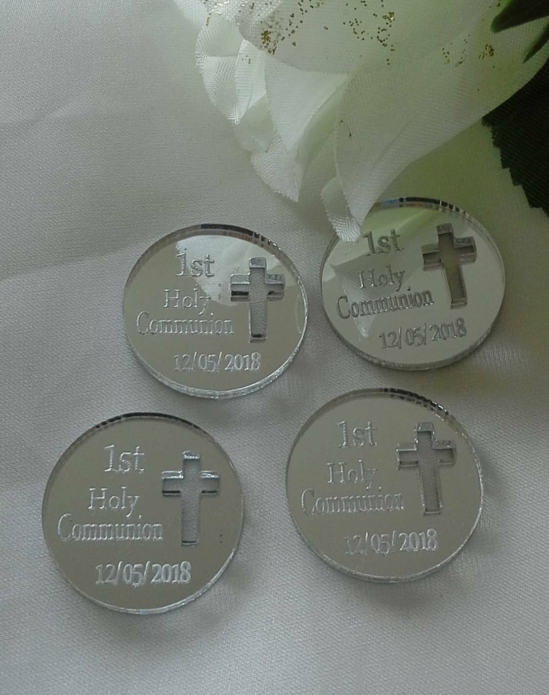 Personalised First Holy Communion 'Coins' x 30 Gift Souvenirs image 2