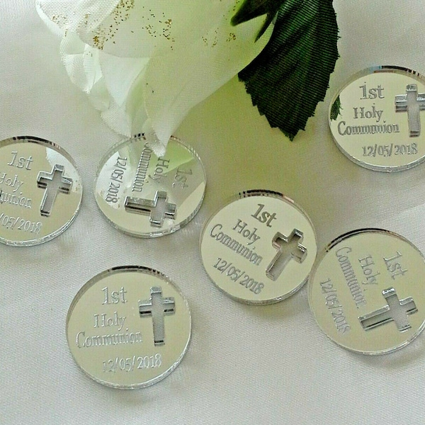 Personalised First Holy Communion 'Coins' x 30 Gift Souvenirs