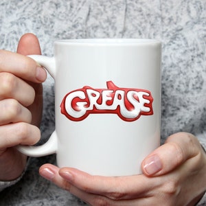 Grease inspired/70s/80s/Movie/11oz mug