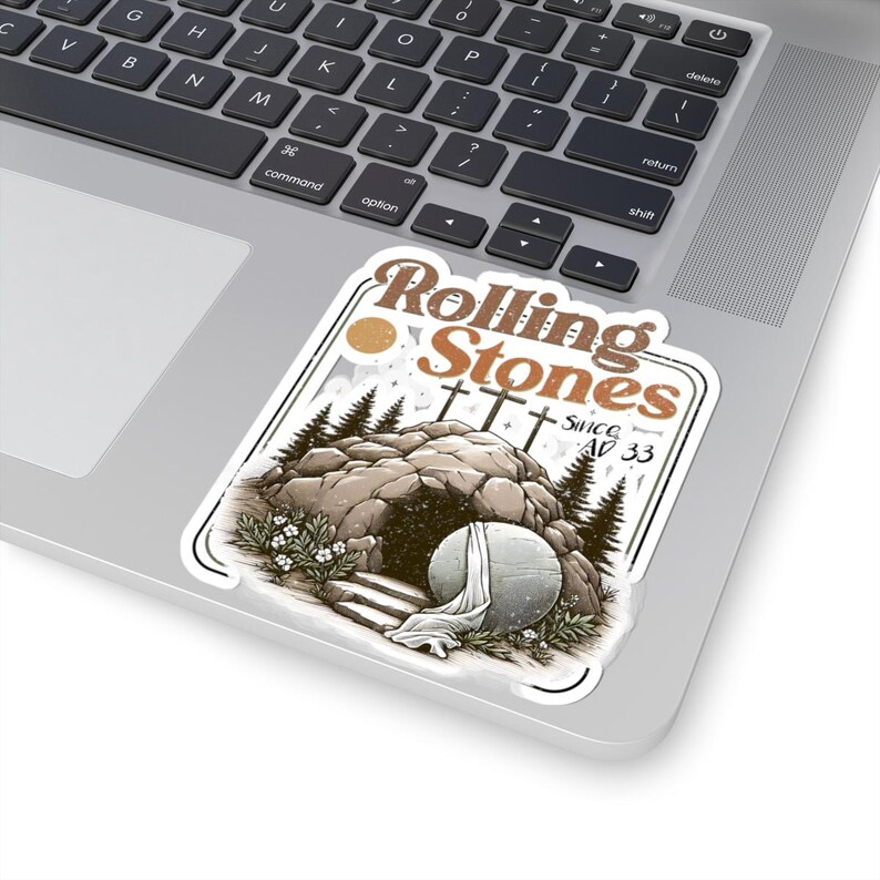 Rolling Stones Tomb & Empty Tomb Sticker | Kiss-cut Vinyl Sticker - Etsy