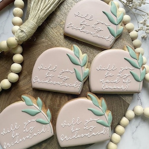 Bridesmaid Proposal Biscuits!