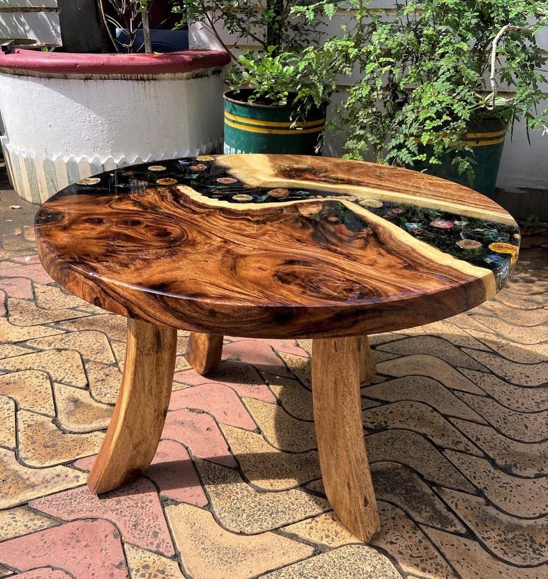 Epoxy Coffee Table Epoxy Resin Table Epoxy Table Top Live Edge Etsy