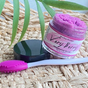 Very Berry Whipped Lip Scrub | Exfoliating Lip Butter | Berry Flavored