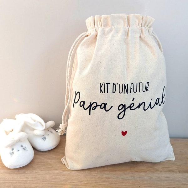 future Dad pouch - Future Dad gift pouch - maternity - Dad box - Future Dad box - dad survival kit