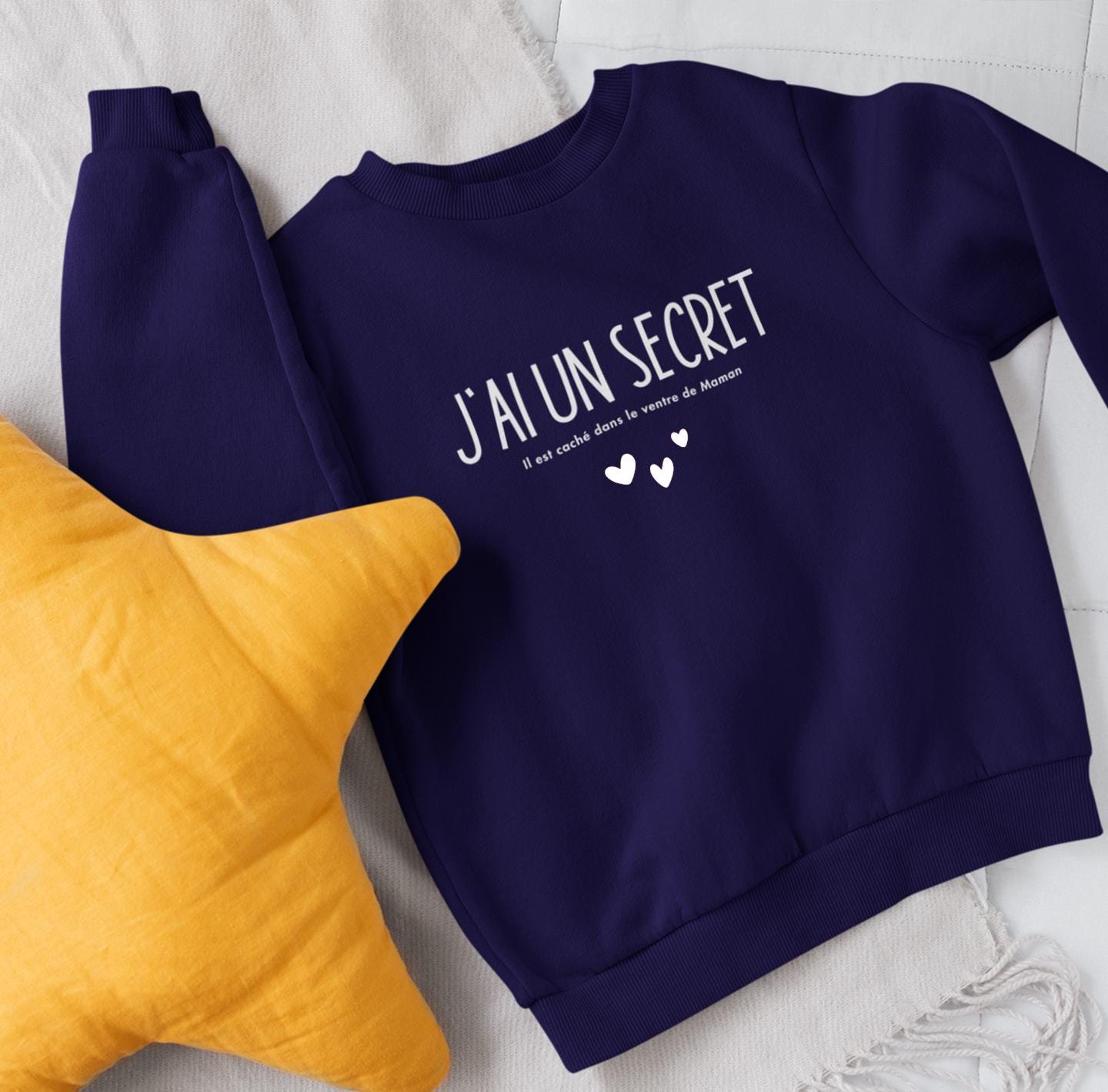 Personalized sweatshirt &quot;I have a secret&quot; - I&#39;m going to be a big sister