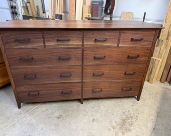 Black Walnut 10 Drawer Dresser