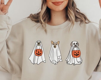 Vet tech sweatshirts for Halloween, ghost dog shirt, halloween dog shirt, veterinary technician, veterinary tech gift, New Vet Tech Sweater