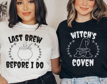 Halloween Bachelorette Party Shirt, Spooky Bride Shirt, Halloween Bride Shirt, Fall Bride, Witchy Bride Shirt, Halloween Bridal Shower