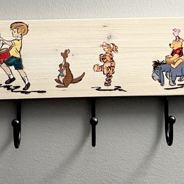 Pooh and Friends Coat Rack