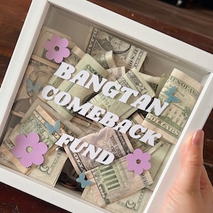 Décalcomanie économique en acrylique BTS bangtan fund 2025 kpop