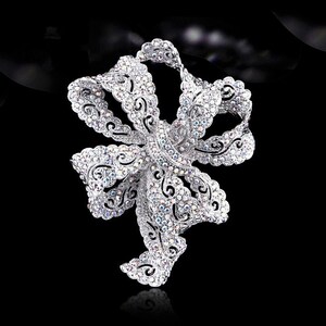 Fake diamond brooches and pins cheap