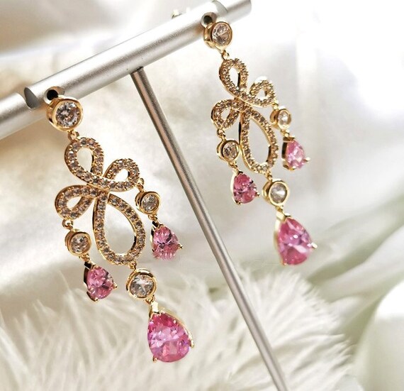 Popular Teardrop Diamond Earrings