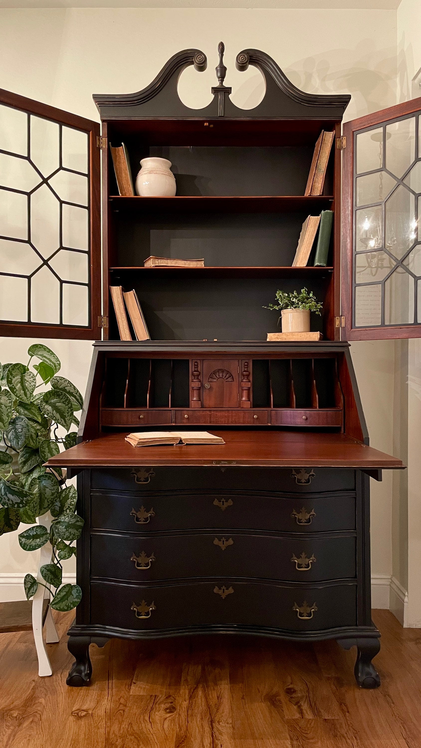 Antique secretary hutch online