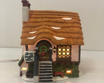 Dept 56: Lomas LTD. Molasses - Dickens&#39; Village Series; Department 56 - RETIRED, Vintage Christmas Village Lighted House
