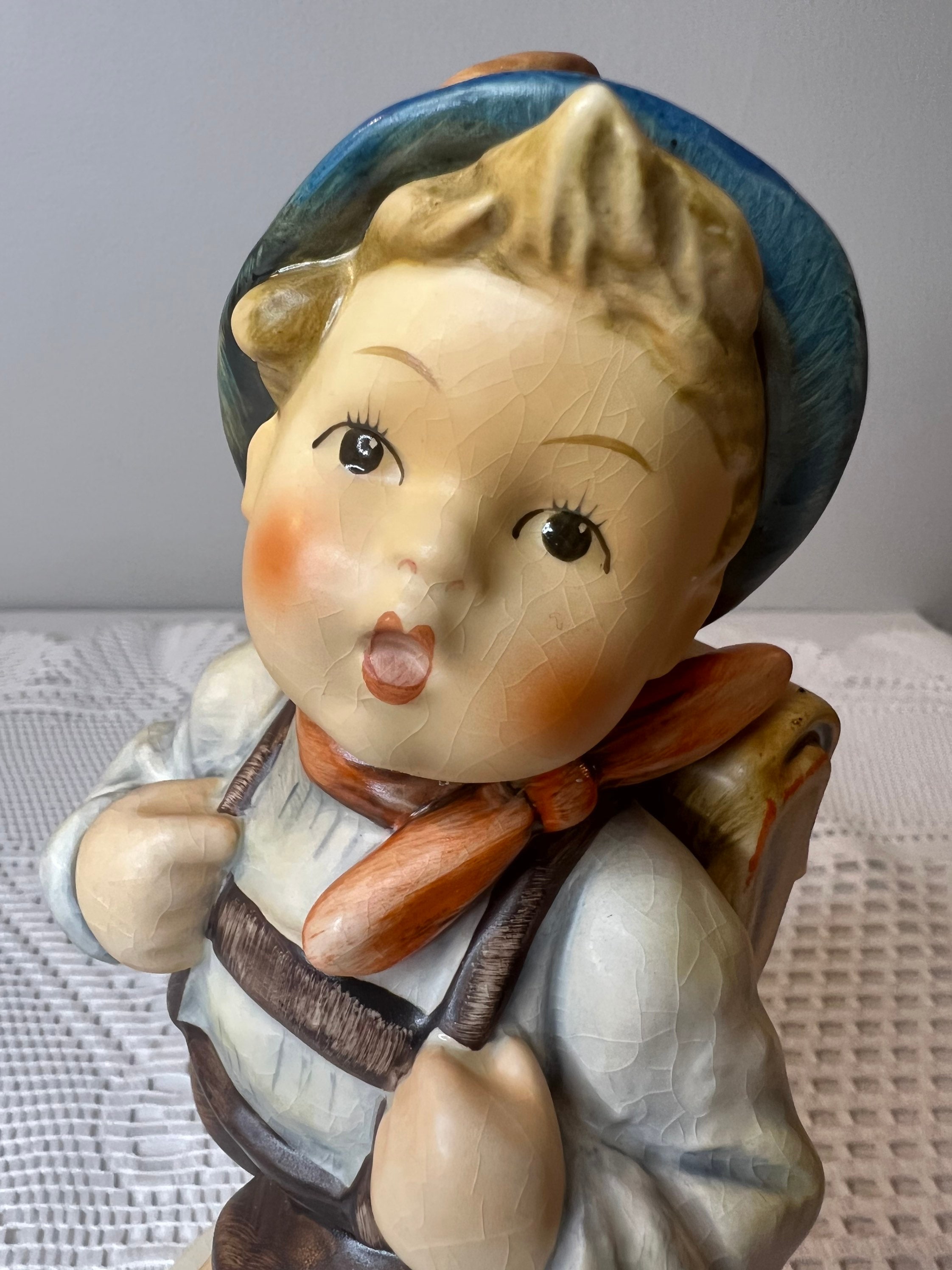 Vintage Goebel Hummel Figurines Boy And Girl 3 1/2” Set Of Two 1967 Germane