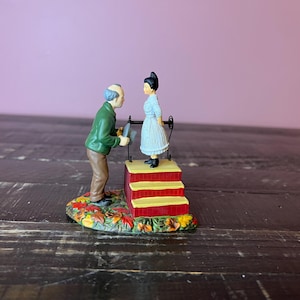 Dept 56: Spellbound By Hypno Girl; Halloween Snow Village Series- Department 56 - RETIRED; Vintage Halloween Fall Village Decorations