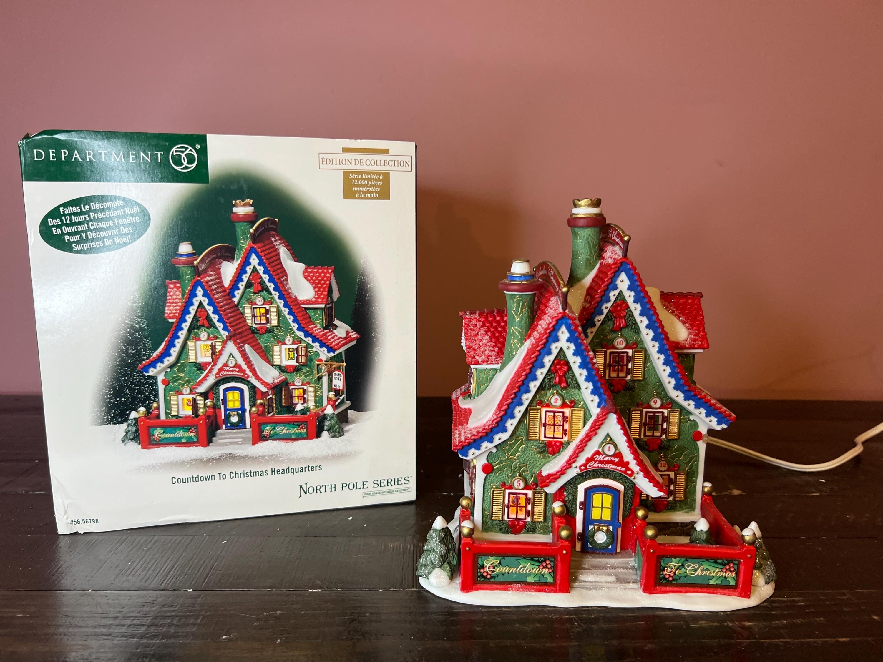Dept 56: Countdown to Christmas Headquarters- North Pole