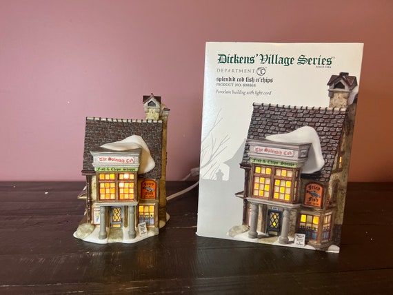 Dept 56 Old East Rectory: Dickens' Village Series Department 56 RETIRED  Vintage Dept 56 Christmas Village Scene Decor 