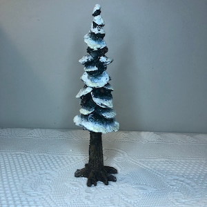 Dept 56: Village Pole Pine Tree 10.5 inches; North Pole Village Accessories ; Department 56 - Christmas Village Accessory- Village Tree