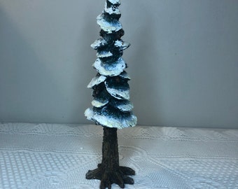 Abt. 56: Dorfpol Kiefernbaum 27 cm; Nordpoldorf Zubehör ; Abteilung 56 - Weihnachtsdorf Accessoire- Dorfbaum