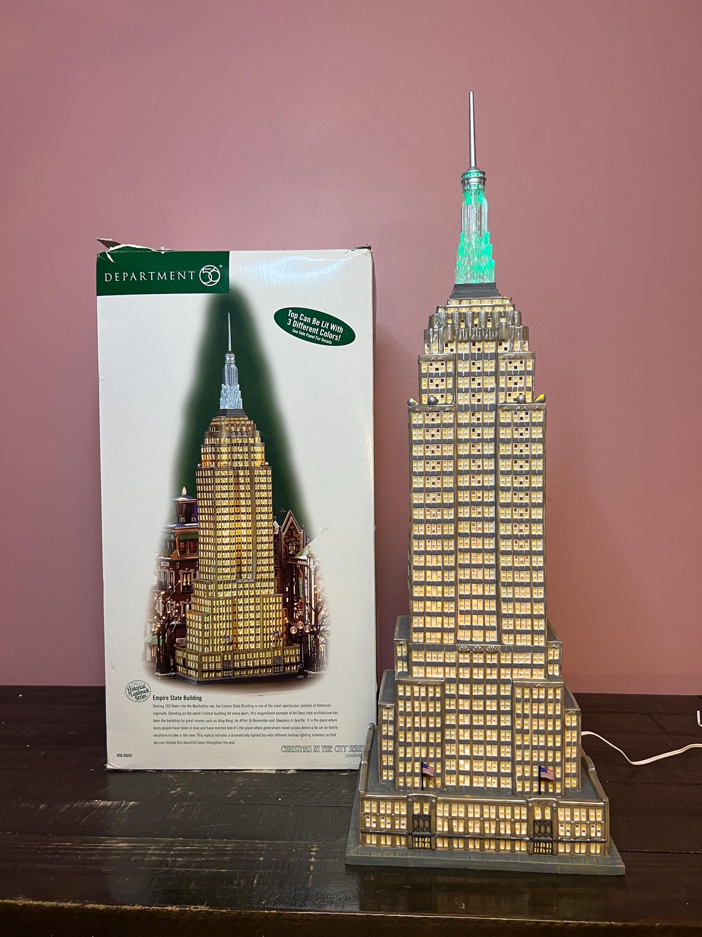 Dept 56 - Empire State Building, Historical Landmarks: Christmas