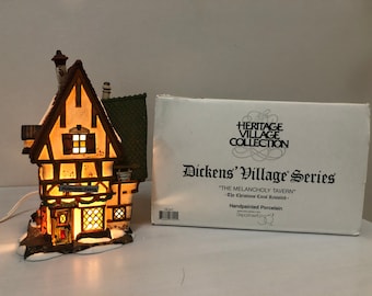 Dept 56: The Melancholy Taven; The Christmas Carol Revisited- Dickens' Village Series; Department 56 - RETIRED