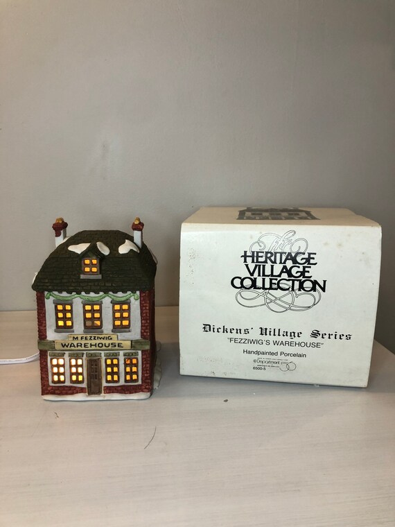 Dept 56: Fezziwig's Warehouse- Dickens' Village Series; Department
