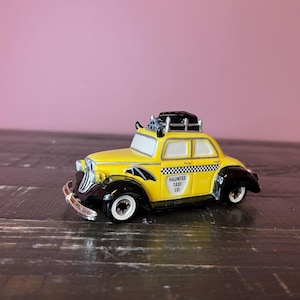 Dept 56: Haunted Taxi; Halloween Snow Village Series- Department 56 - RETIRED; Vintage Halloween Fall Village Decorations