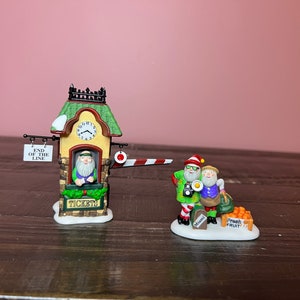 Dept 56: End Of The Line  -North Pole Series; Department 56 - RETIRED; Christmas Village Accessories -Christmas Village Scene Decor