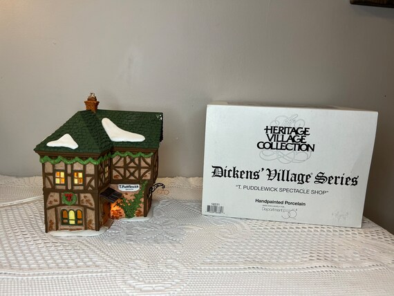 Dept 56 - T. Puddlewick Spectacle Shop; Dickens' Village Series