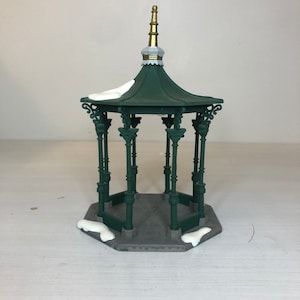 Dept 56: Town Square Gazebo - Village Accessories; Department 56 - RETIRED, Christmas Village Accessory, Village Scene Decor