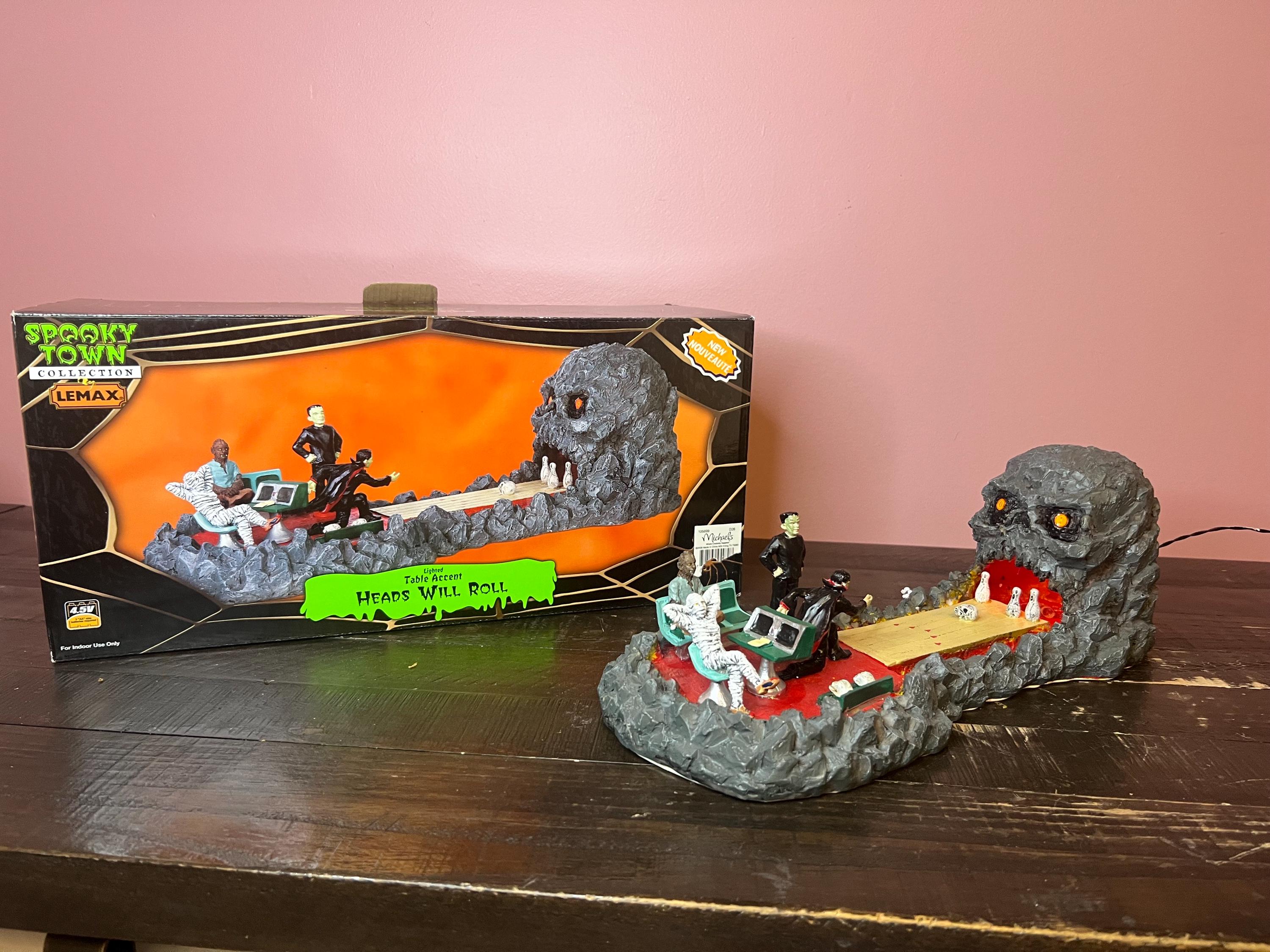 Lemax Heads Will Roll: Spooky Town Halloween Village Accessory - Etsy