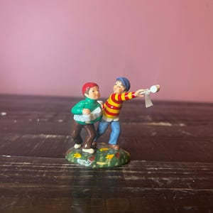 Dept 56: Two-Ply Fun; Halloween Snow Village Series- Department 56 - RETIRED; Vintage Halloween Fall Village Decorations