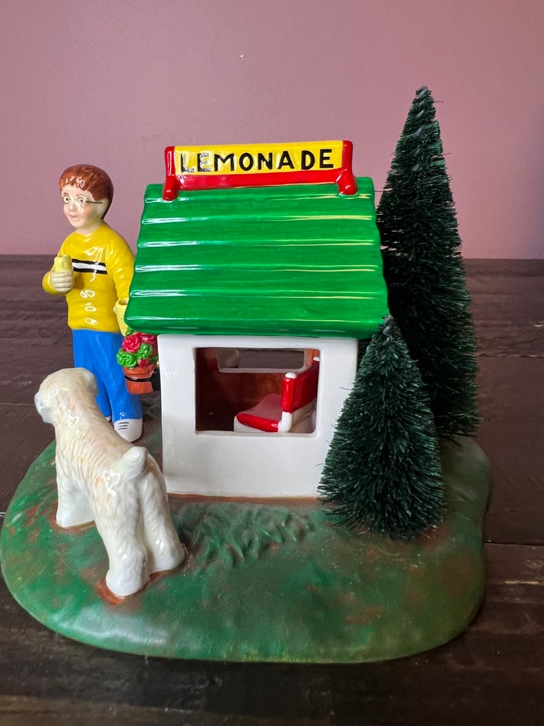 Department 56 - Snow Village - BEN & BUDDY'S LEMONADE STAND NEW In Box