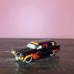 Dept 56: Halloween Hot Rod; Halloween Snow Village Series- Department 56 - RETIRED; Vintage Halloween Fall Village Decorations