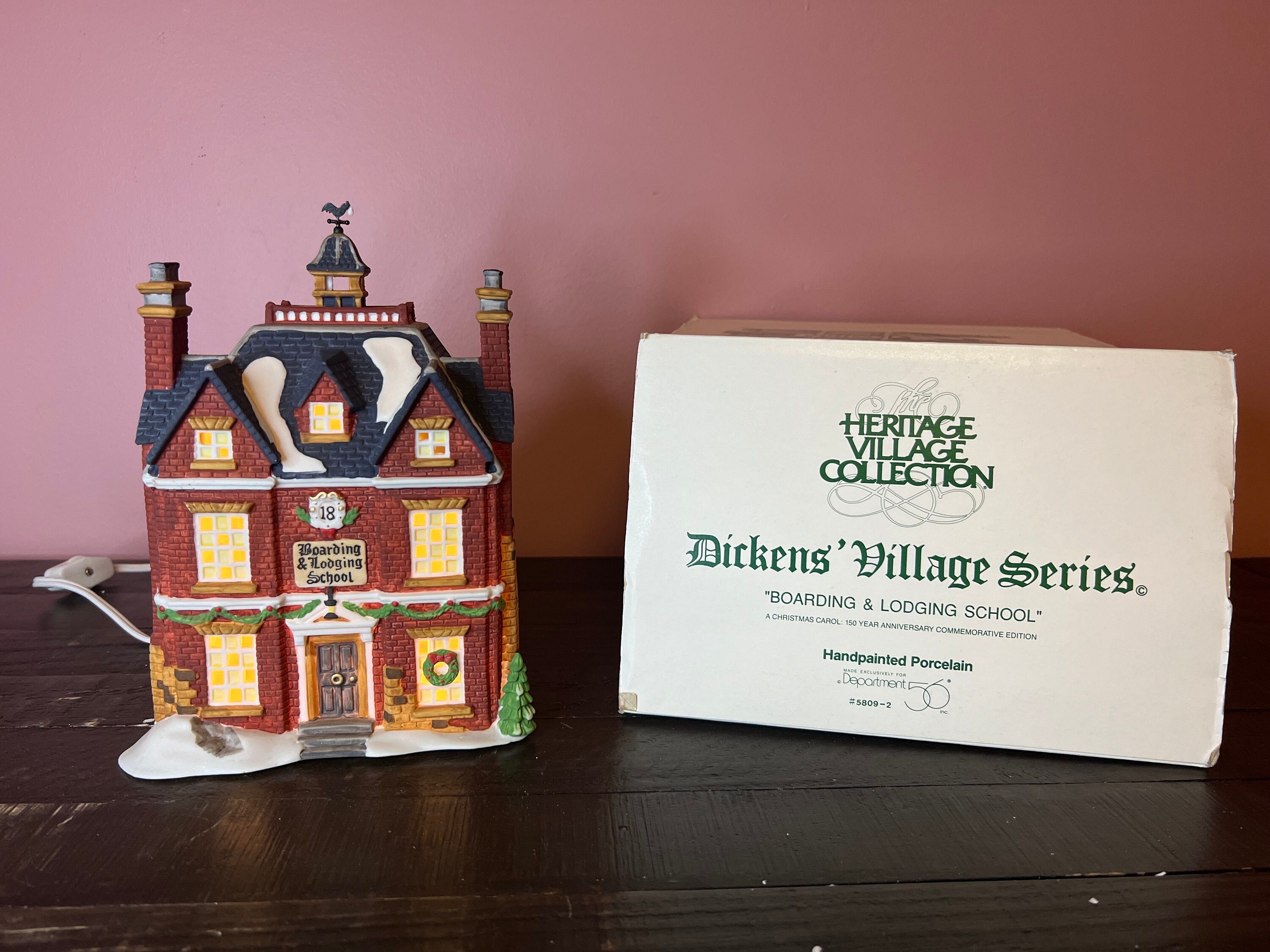 Dept 56- Boarding & Lodging School #18: Dickens' Village Series