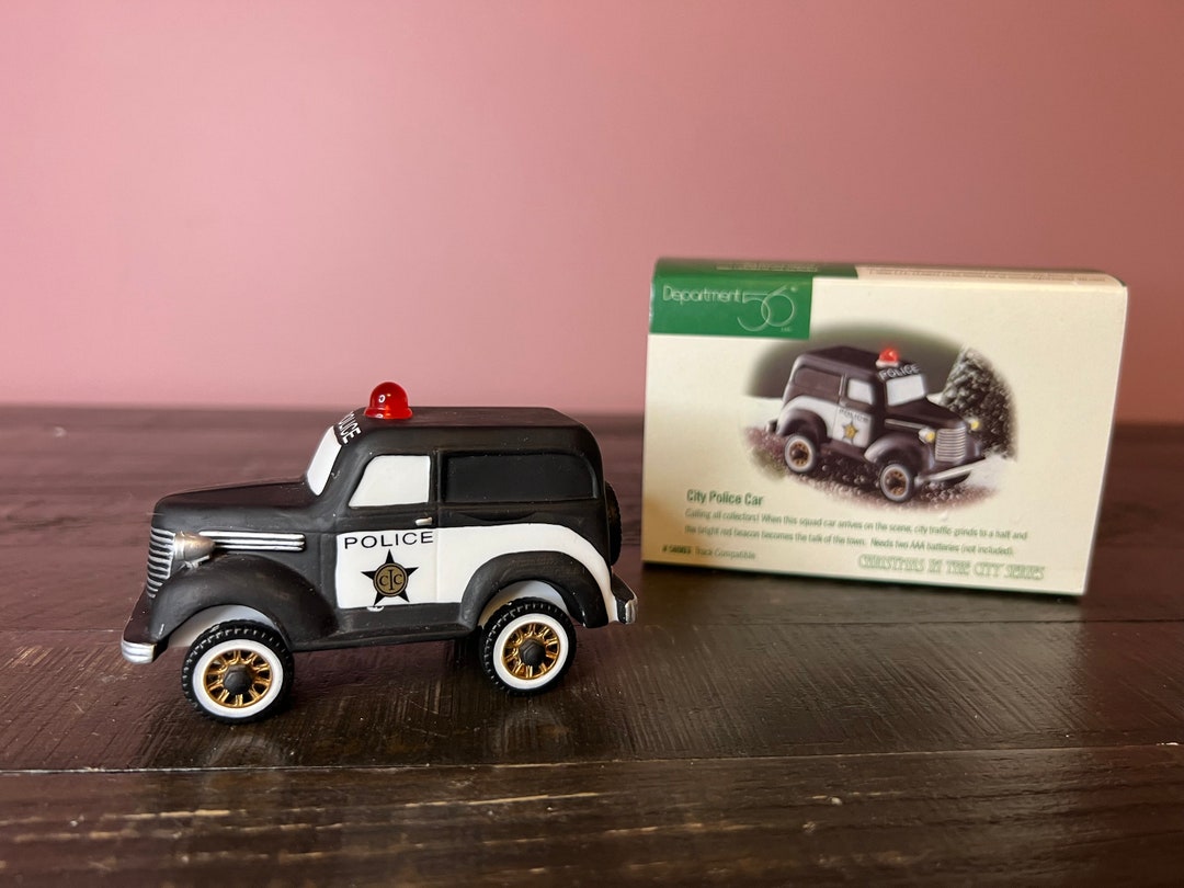 Dept 56 City Police Car Christmas in the City Department 56 Etsy