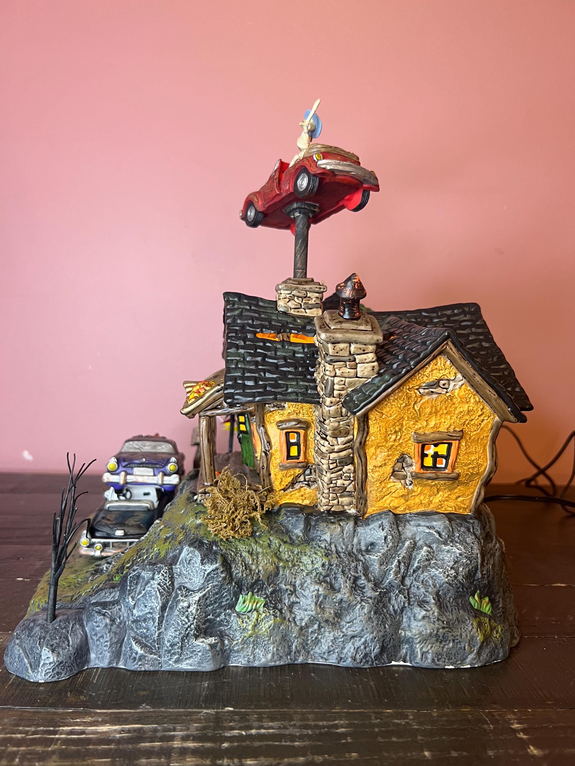 Dept 56: Rusty's Used Cars - Snow Village Halloween Series Dept 56: Rusty's Used Cars - Snow Village Halloween Series