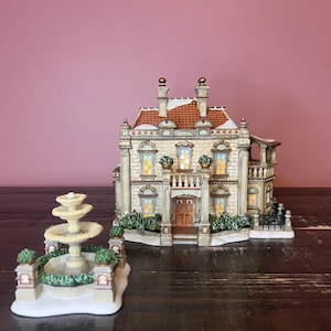 Dept 56 - Barrow Manor; Dickens&#39; Village Series; Department 56 -RETIRED Vintage Dept 56 - Christmas Village Scene Decor