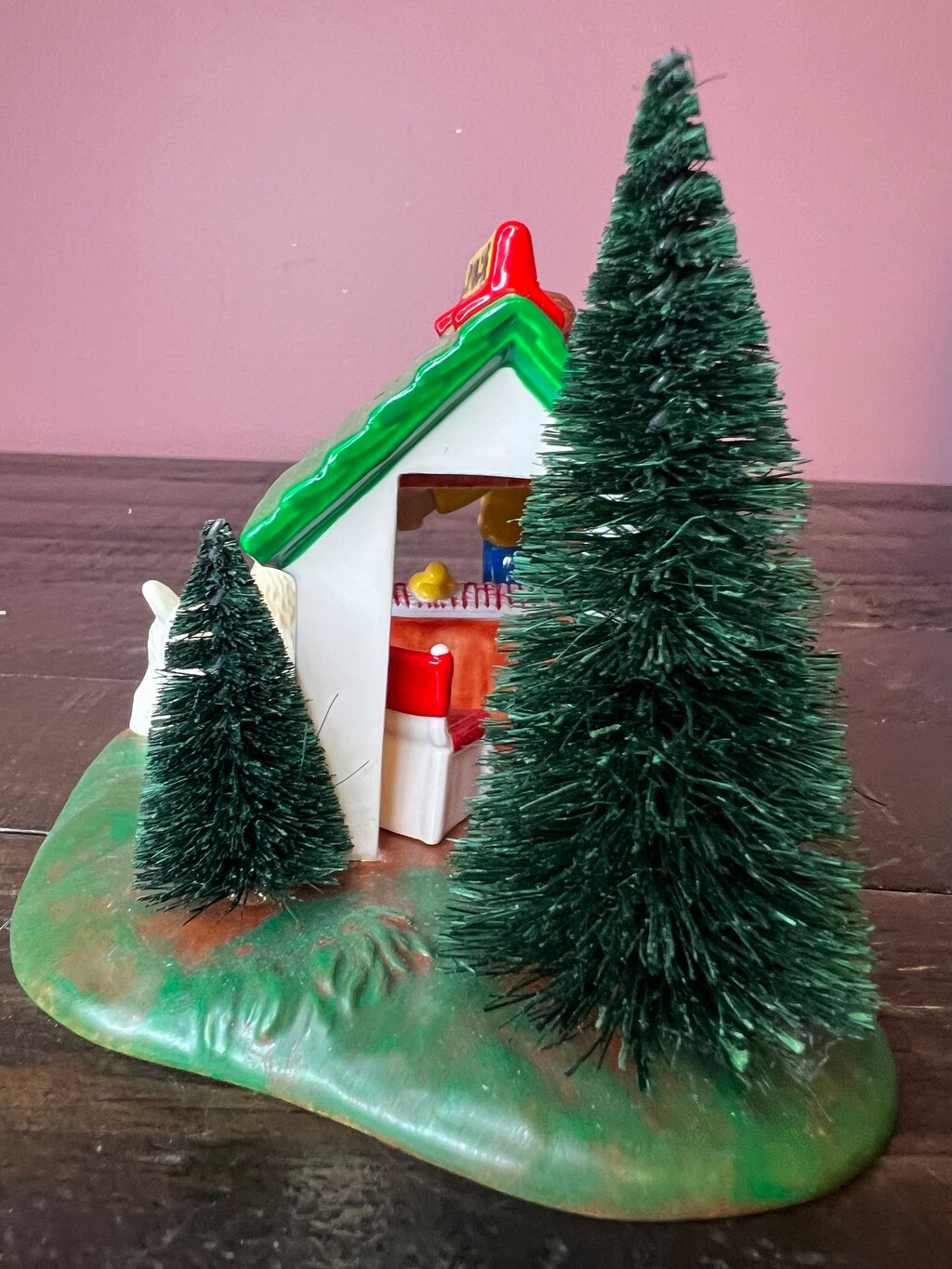 Department 56 Villaggio Di Neve - Bancarella Di Limonata Ben & Buddy, Edizione Limitata 2001-2003, 11,4 X 9,5 X 8,9 Cm