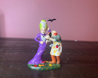 Département 56 : des chauves-souris dans mon beffroi ! - Série Halloween Village des Neiges - Département 56 - A LA RETRAITE ; Décorations d'automne vintage pour village d'Halloween