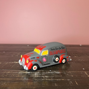 Dept 56: Beware Of The Bloodmobile; Halloween Snow Village Series- Department 56 - RETIRED; Vintage Halloween Fall Village Decorations